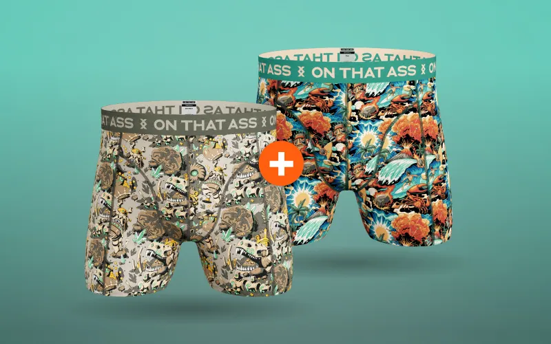 ON THAT ASS 1+1 Boxershorts-Test
