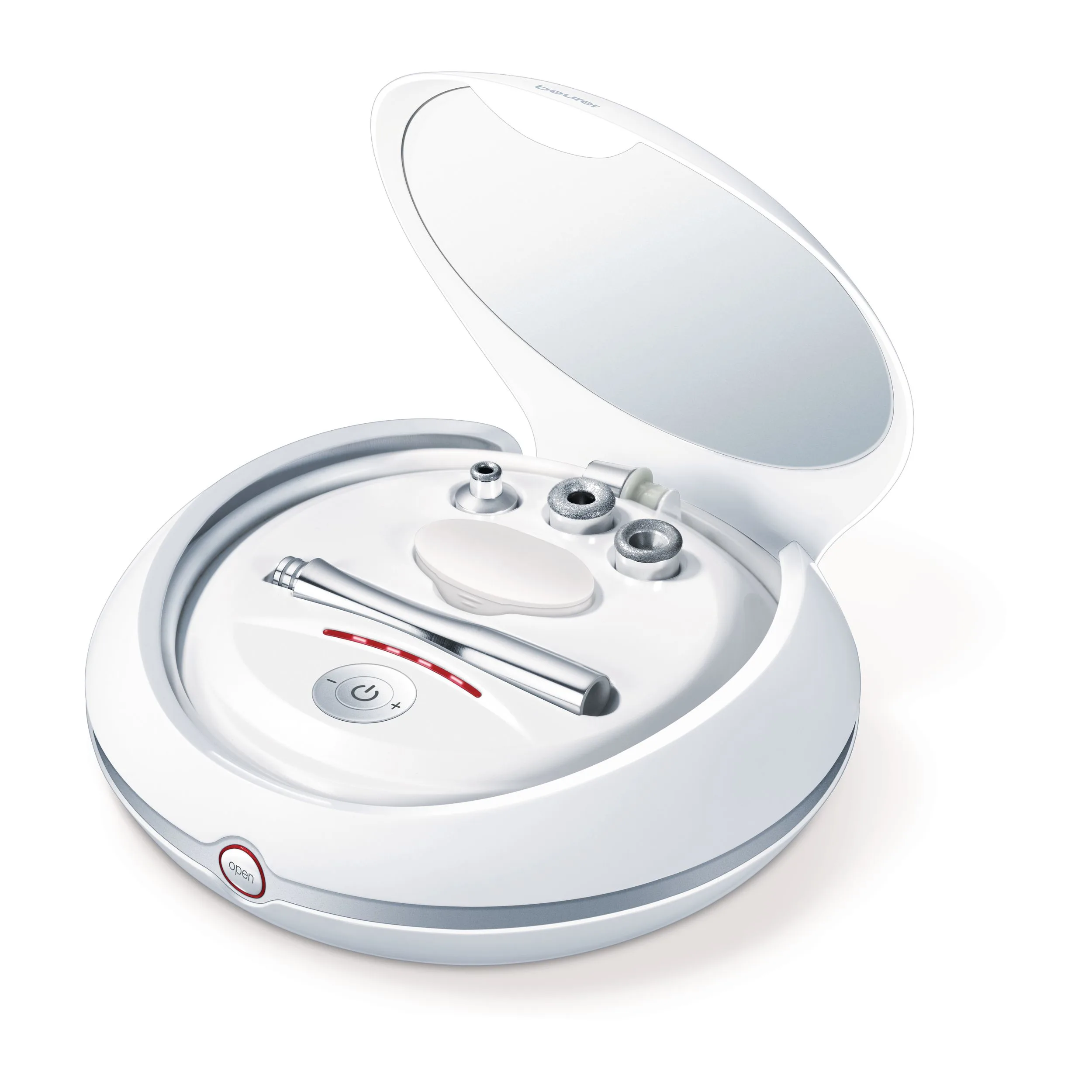 Beurer FC 100 Pureo Derma Peel 微晶磨皮仪收纳底座与三磨头