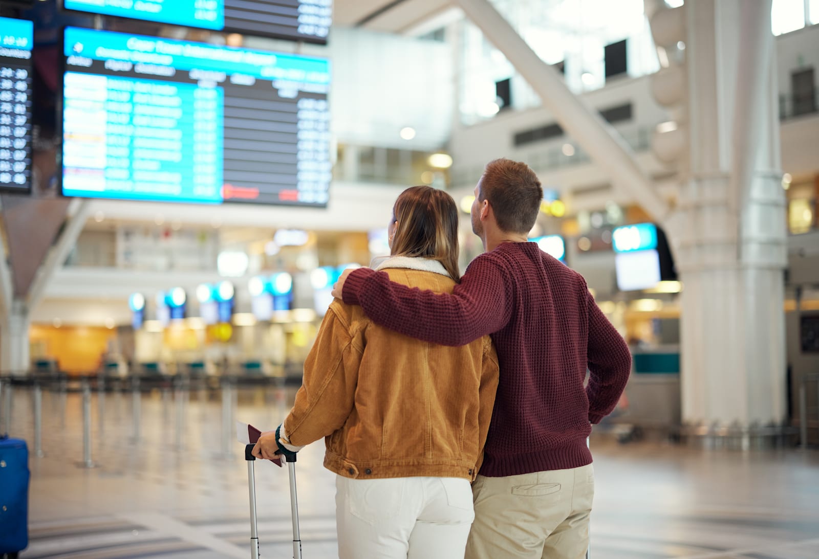 Von journaway verwendete Reiseszene am Flughafen