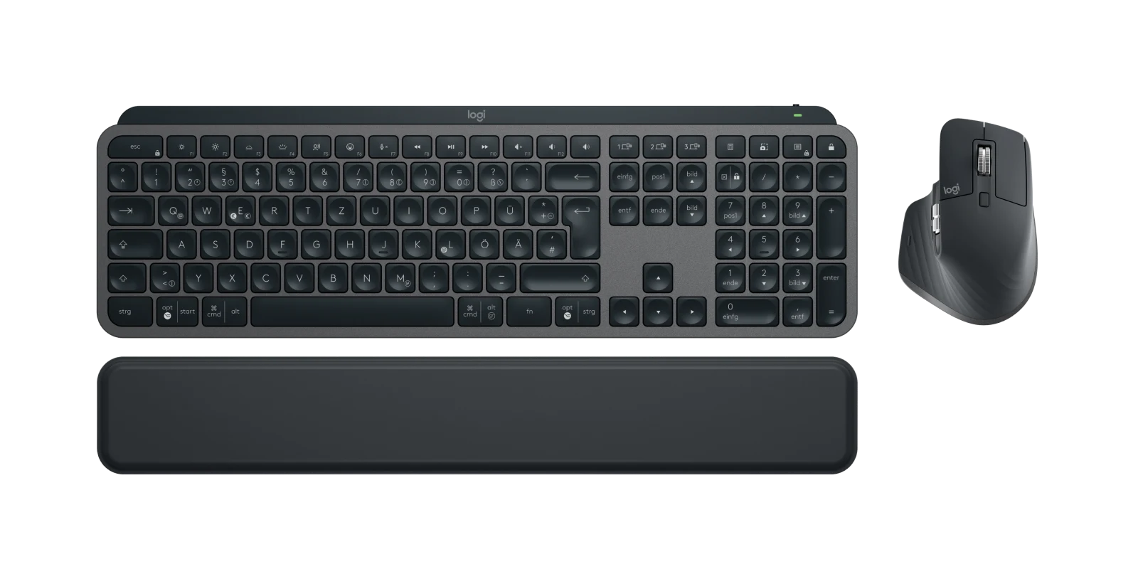 Logitech MX Keys S Combo Graphite German QWERTZ 920-011606