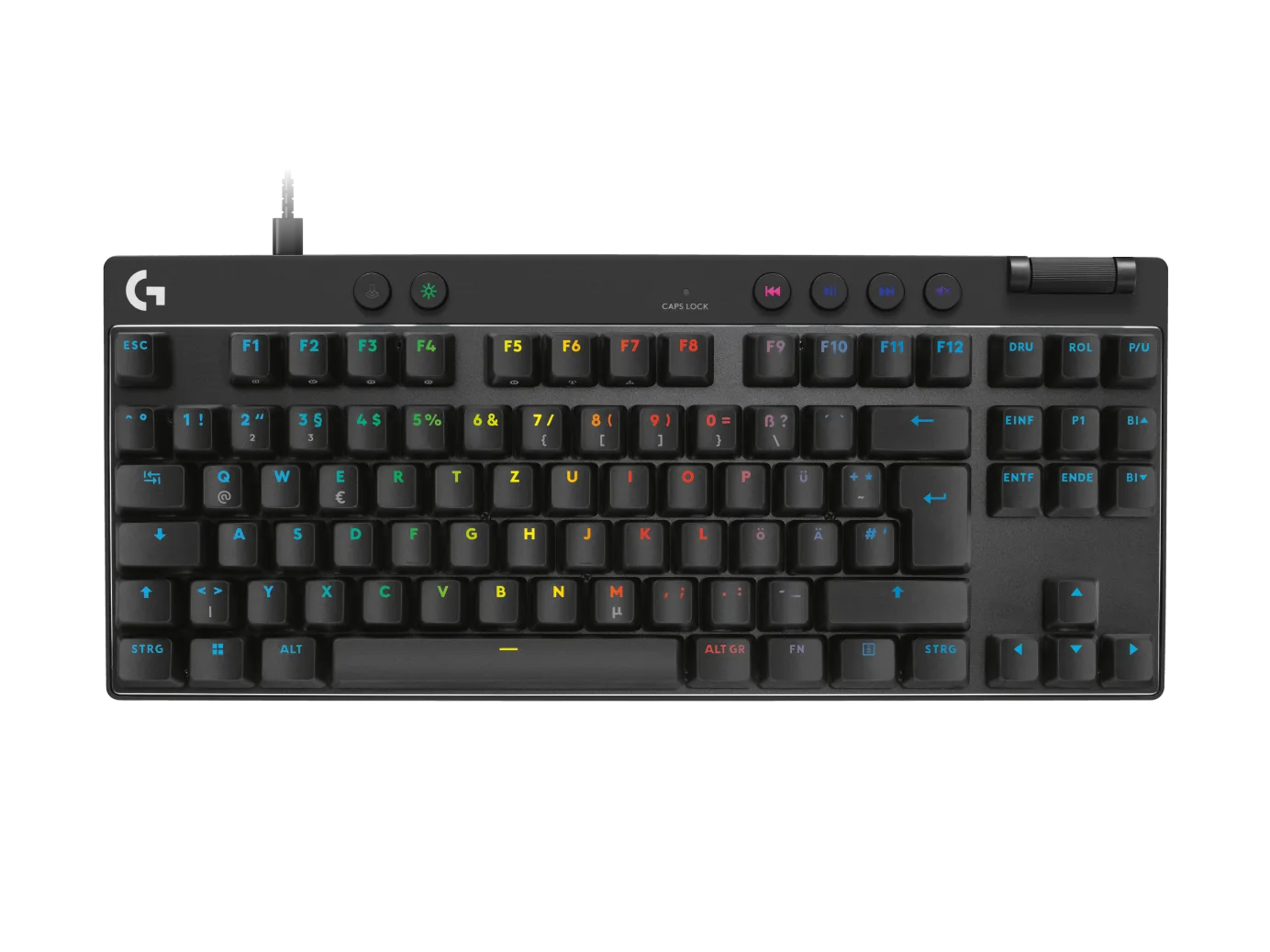 Logitech G PRO X TKL RAPID Black DE QWERTZ 920-013228