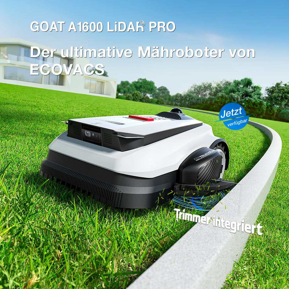ECOVACS GOAT A1600 LiDAR PRO Robot Mower