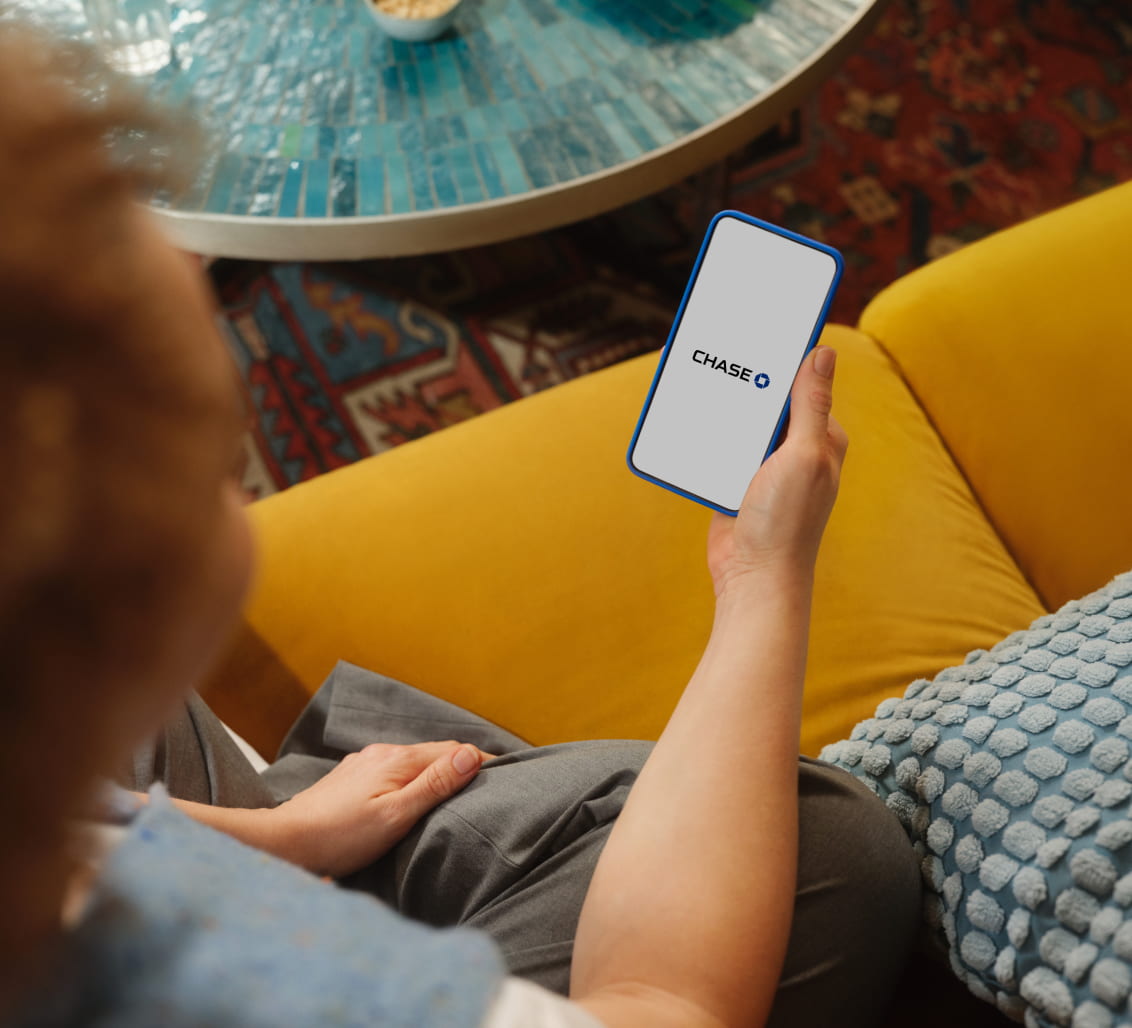 Offizielle Chase Szene zur Kontoeröffnung per App