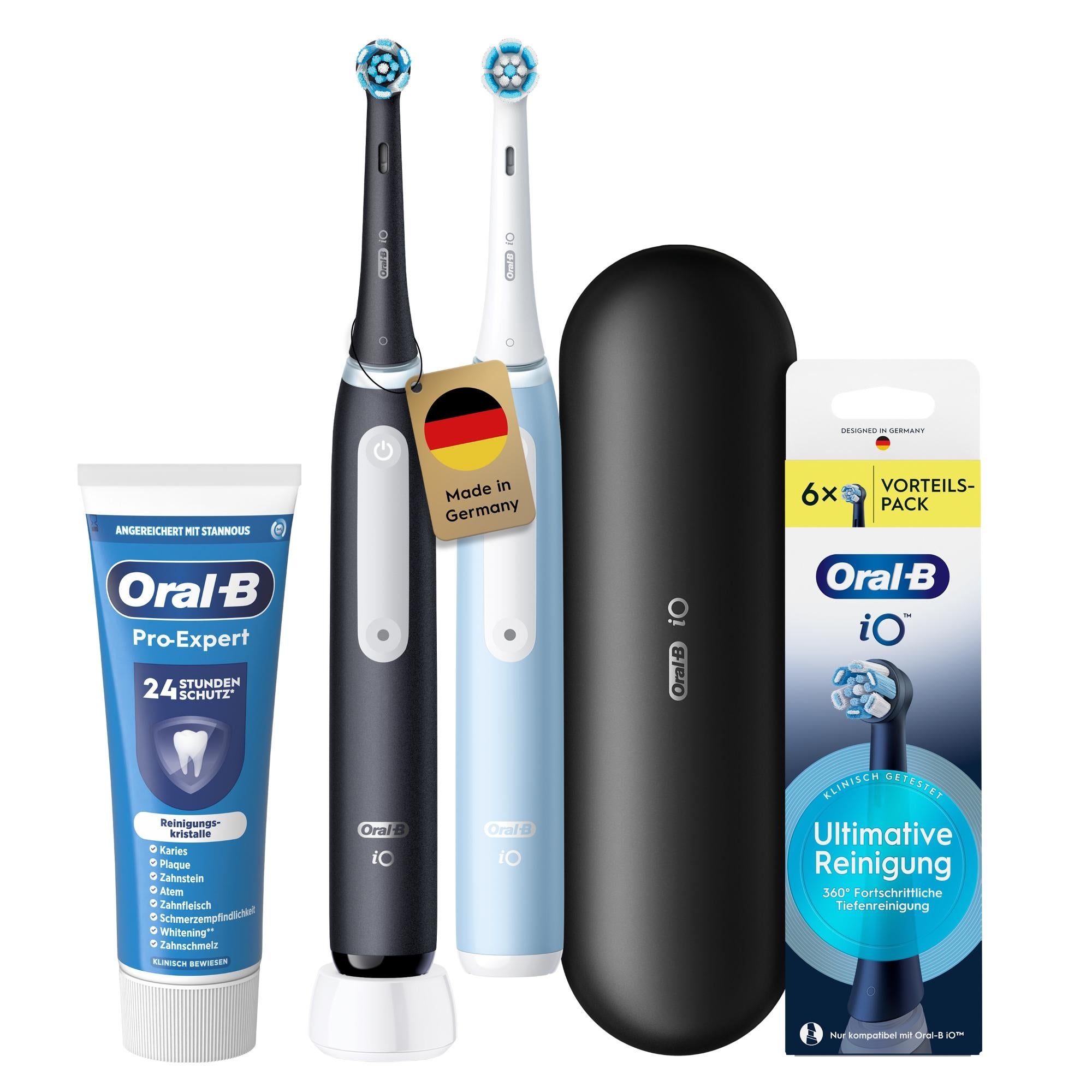 Oral-B iO Series 3 Duopack mit Aufsteckbürsten und Zahncreme