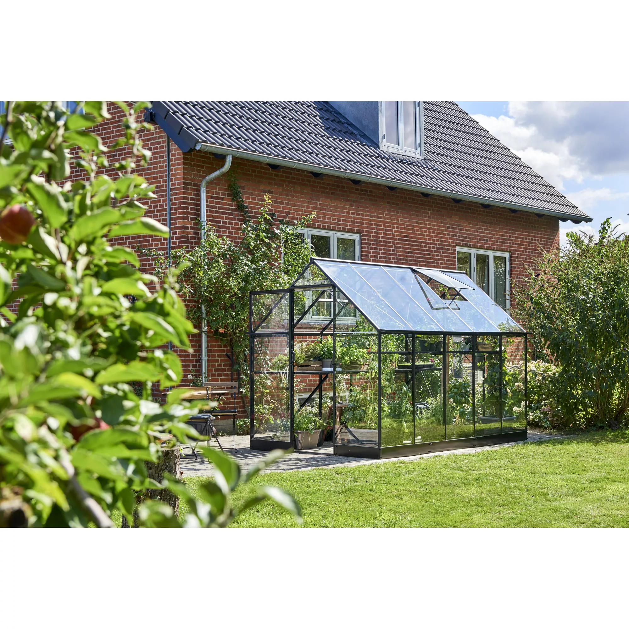 Halls Qube 610 Gewaechshaus bei toom