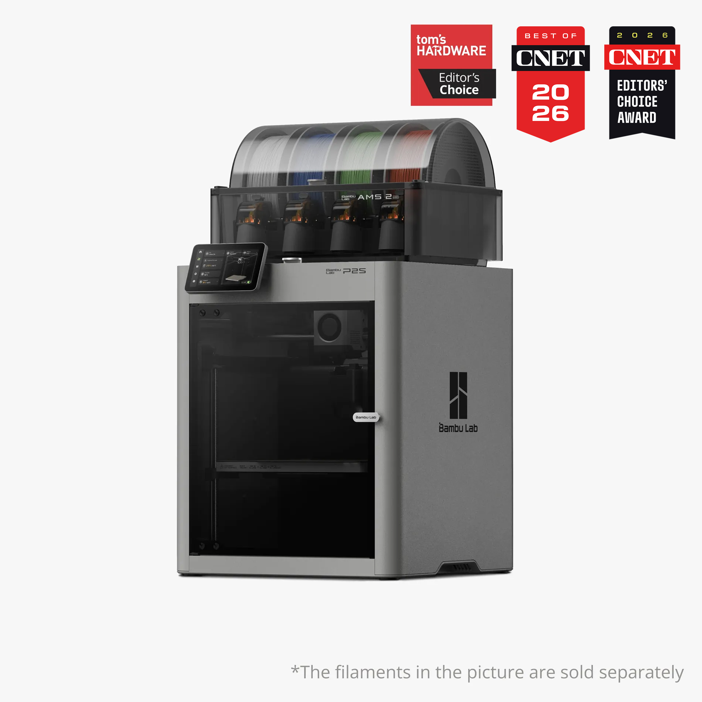 Bambu Lab P2S Combo geschlossener 3D-Drucker mit AMS 2 Pro