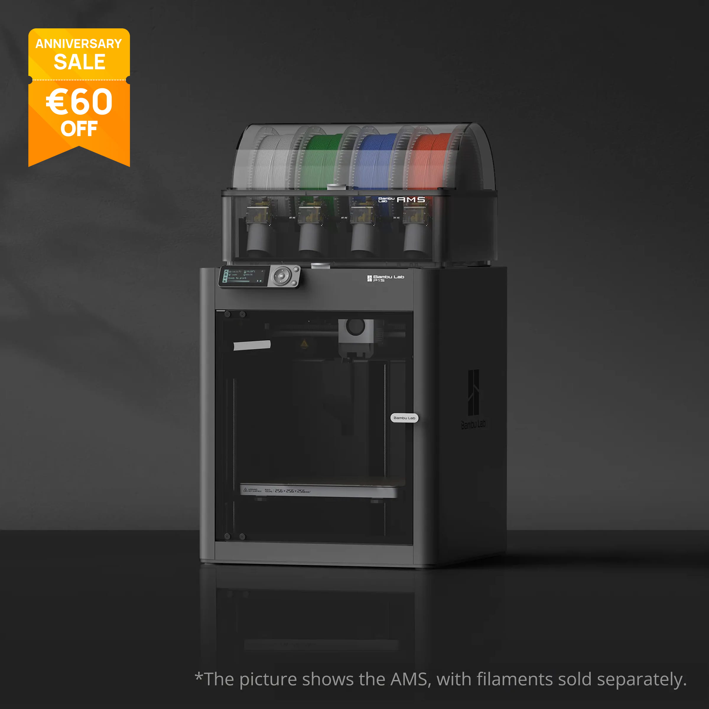 Bambu Lab P1S AMS Combo 3D Drucker fuer 499 EUR im EU Store