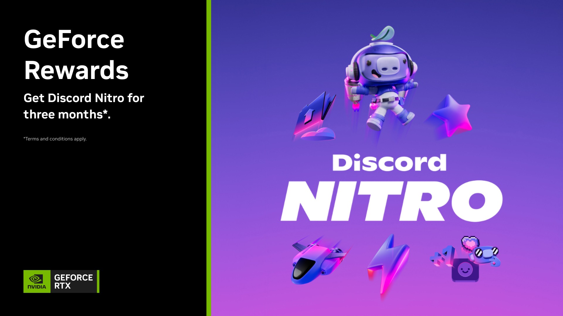 NVIDIA GeForce 与 Discord Nitro 官方活动