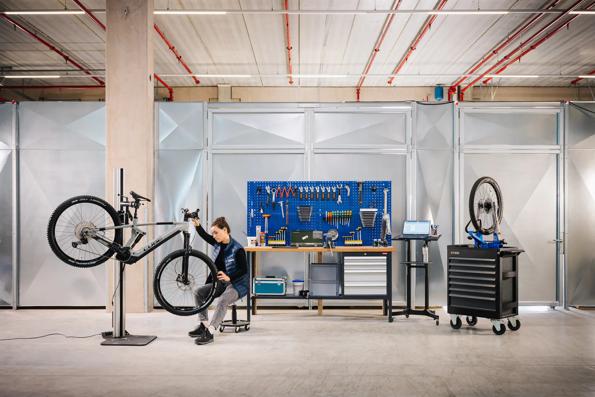 Offizielle Upway-Aufbereitungswerkstatt mit E-Bike-Prüfung