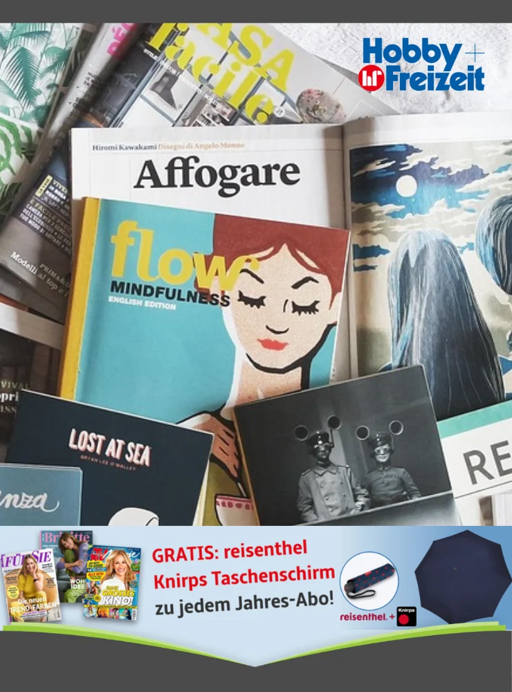 Abo24 Reisenthel Knirps Schirm Aktion fuer Jahresabos