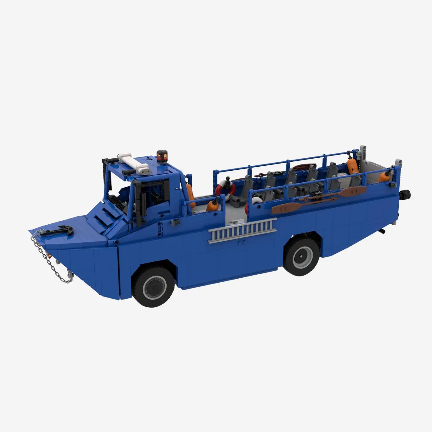 BlueBrixx THW Amphibienfahrzeug fuer 55,57 EUR statt 79,95 EUR