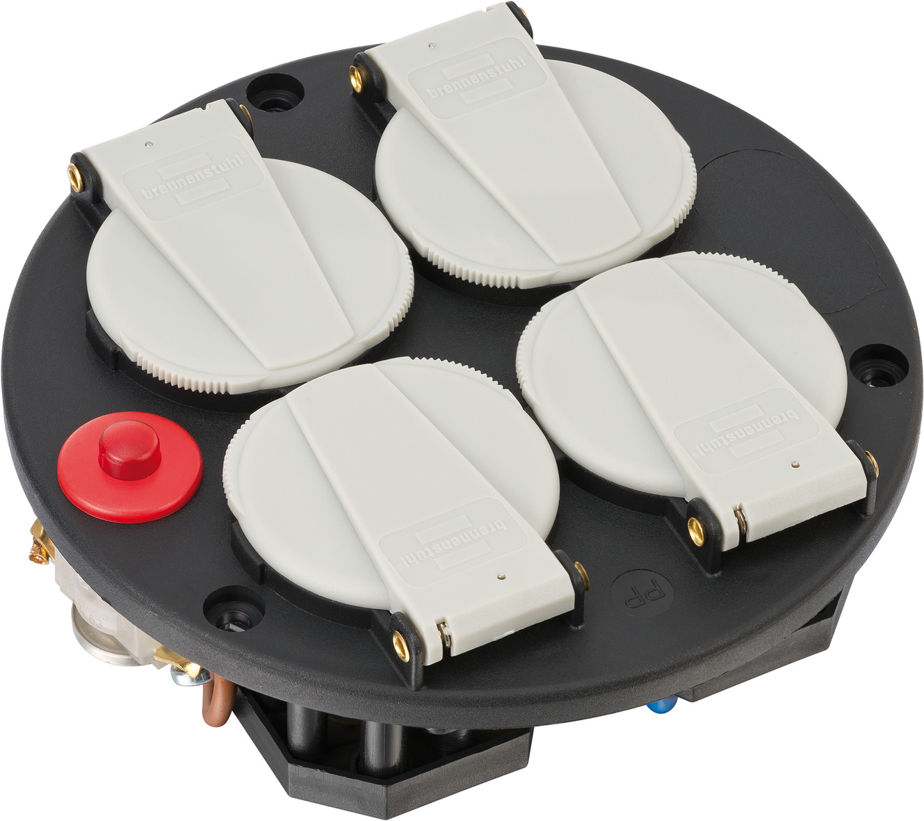 Brennenstuhl 4-Way Socket Insert Mounting Plate IP20 1081080
