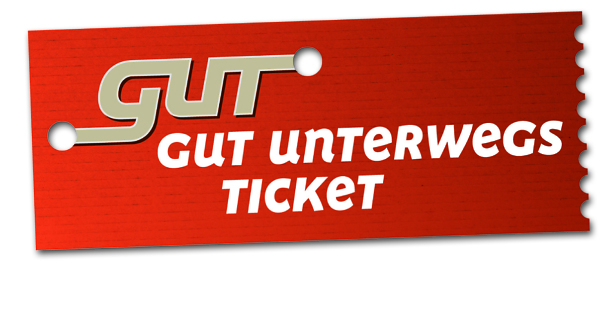 Offizielle Darstellung des GUT-Unterwegs-Tickets von Bus & Bahn Thüringen
