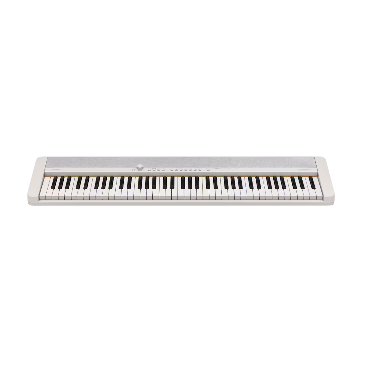Offizielles Produktbild des CASIO CT-S1-76WE zur Prüfung von Tastenzahl, Schnittstellen und Zubehör