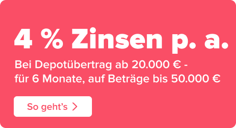 Consorsbank offizielles Depotwechsel 4 Prozent Aktionsbild