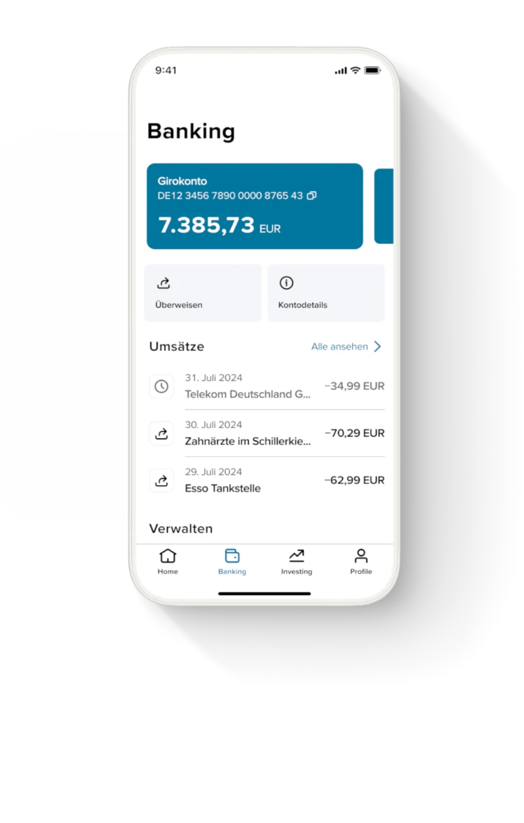 Consorsbank App offizielles Banking-Bild