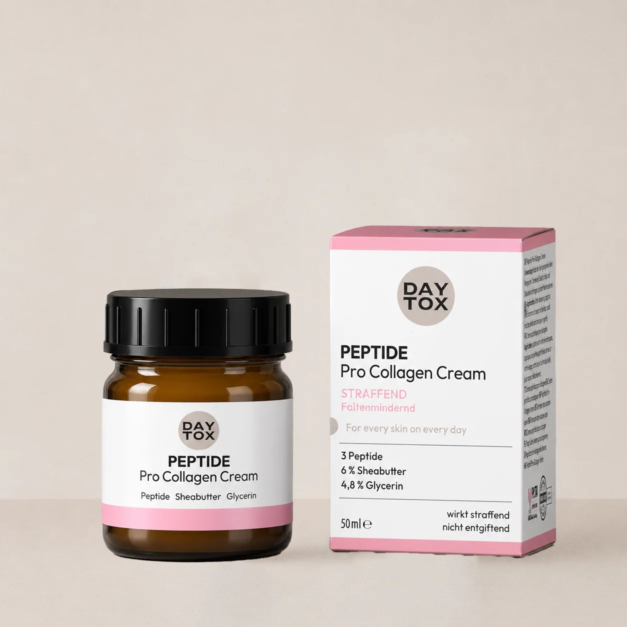 Offizielles Produktbild der DAYTOX Peptide Pro Collagen Cream in 50 ml