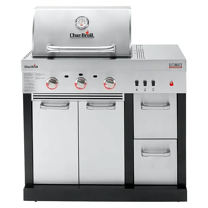 Char-Broil Ultimate 3200 Outdoorküchen-Grill aus Edelstahl