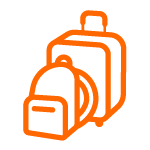 easyJet 小型和大型手提行李示意图