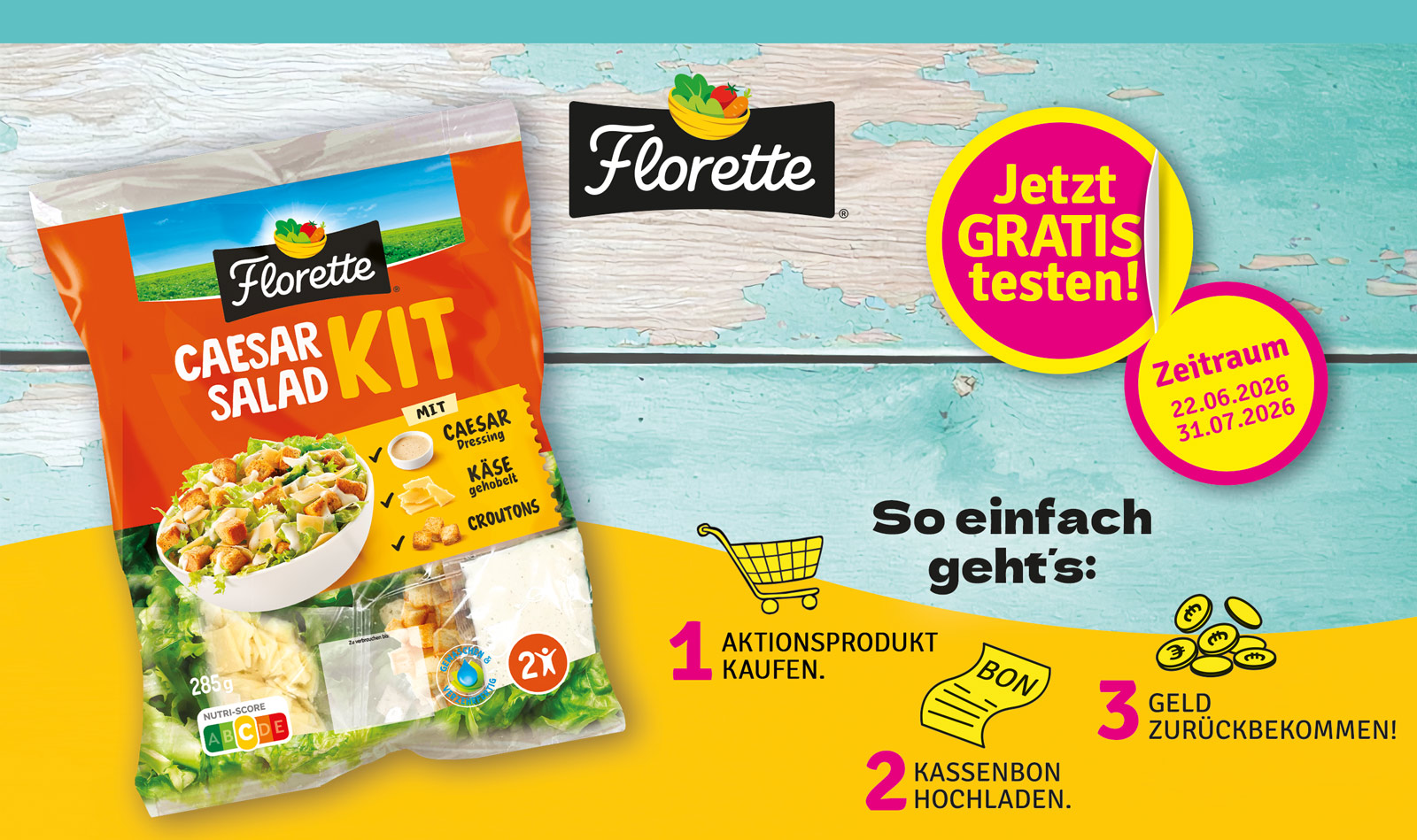 Florette Salad Kit Gratis Testen Aktion