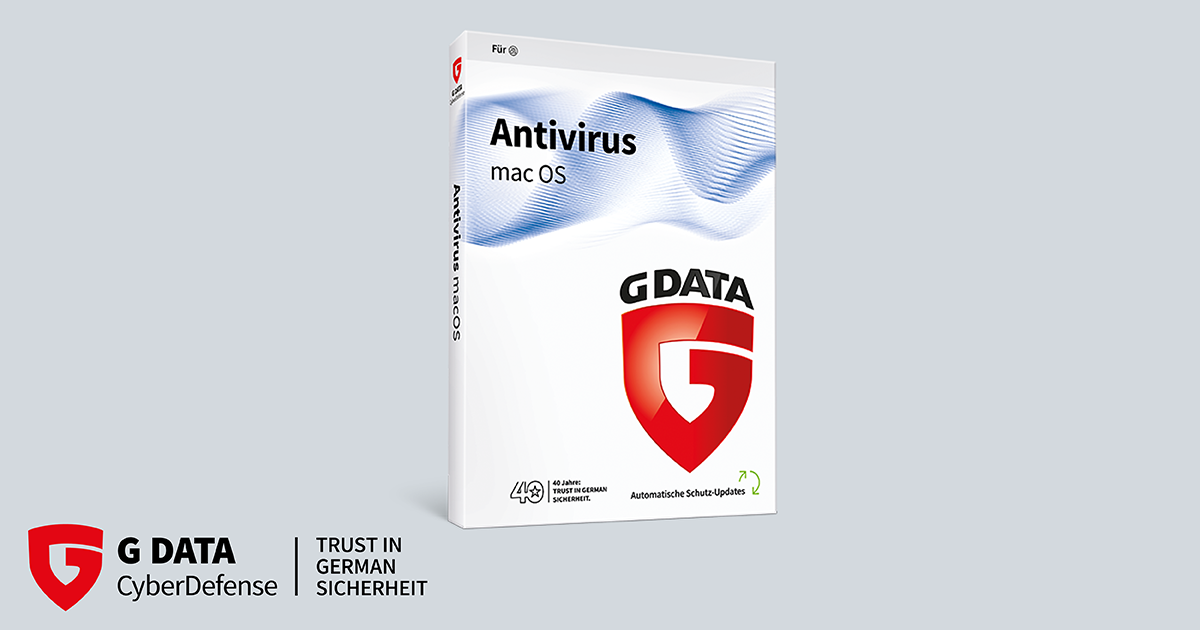 G DATA Antivirus macOS Schutz für einen Mac