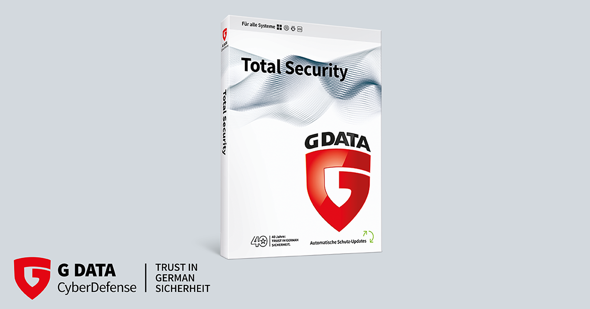 G DATA Total Security für Privatkunden in Deutschland