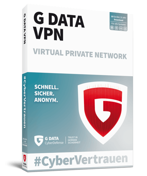 G DATA VPN Softwarebox für Privatkunden