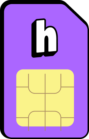 Handyhelden 官方 SIM 卡示意图