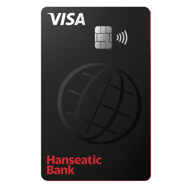 Hanseatic Bank GenialCard Visa 信用卡正面