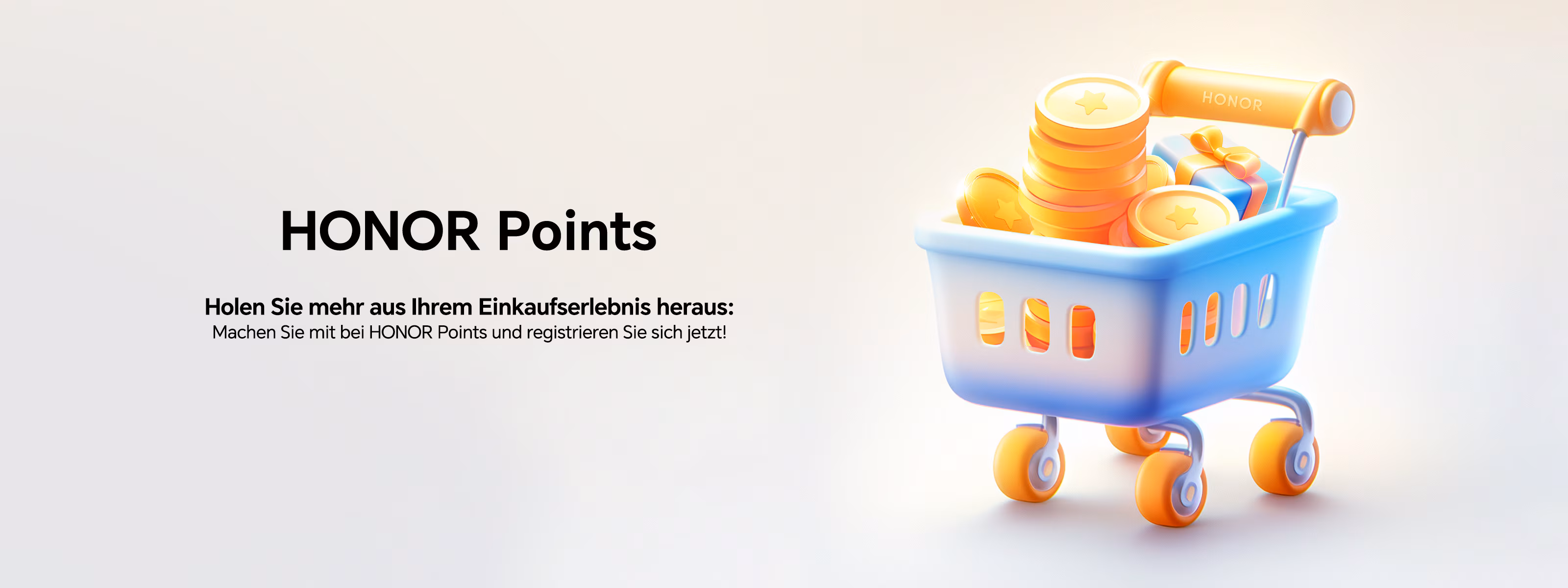 HONOR Points 德国官方购物车积分横幅