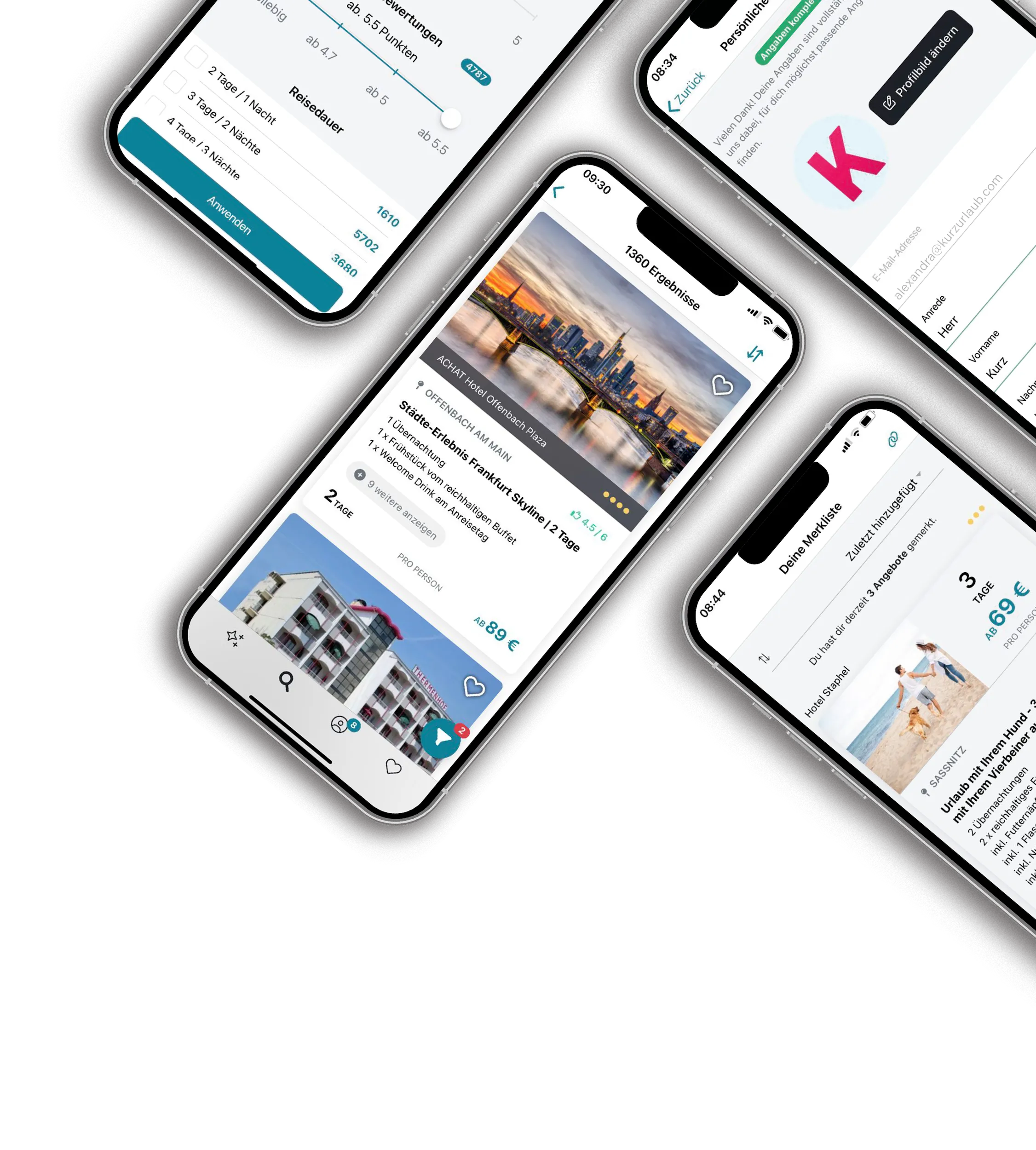Offizielles Kurzurlaub.de App-Motiv