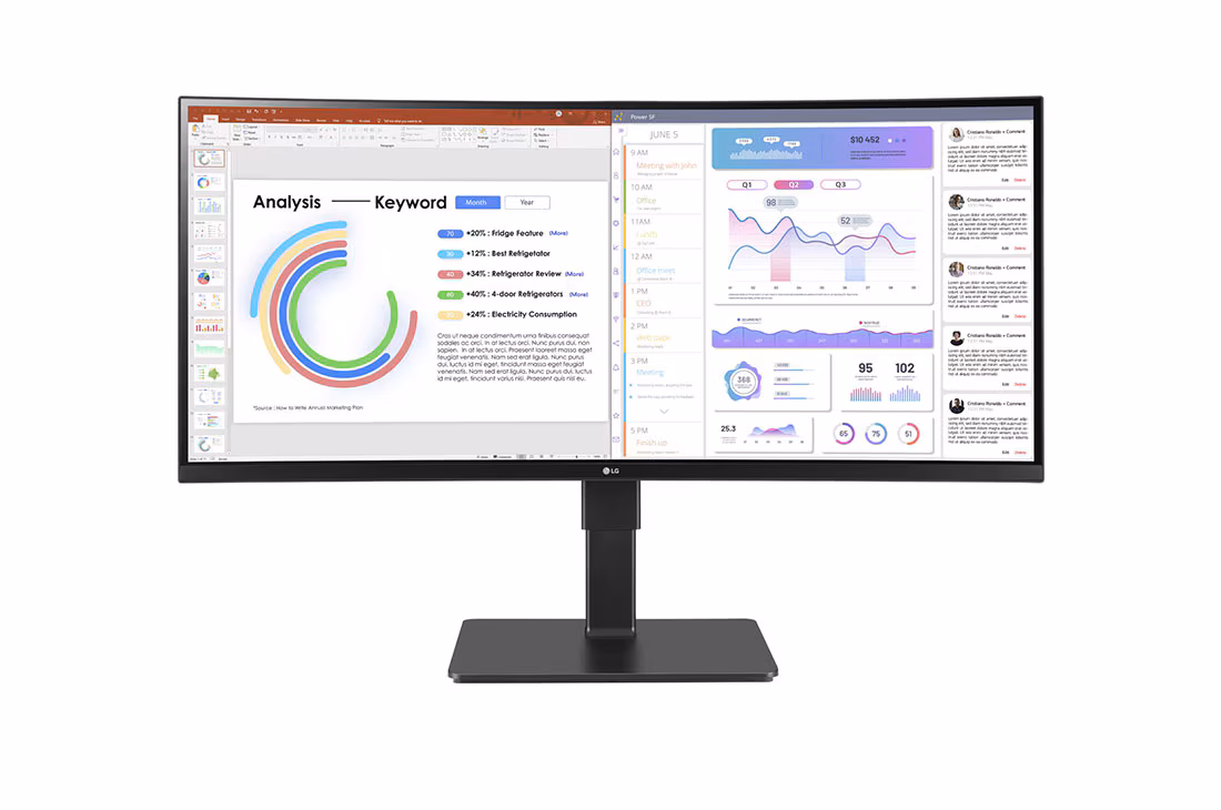 LG 34BQ77QB-B 34-inch UltraWide WQHD USB-C Monitor