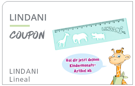Offizieller LINDA LINDANI Coupon für ein kostenloses Lineal im August 2026