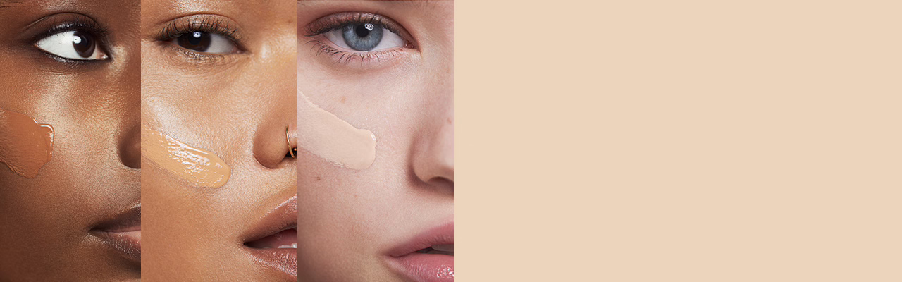 NARS Matchmaker Shade Finder mit verschiedenen Hauttönen