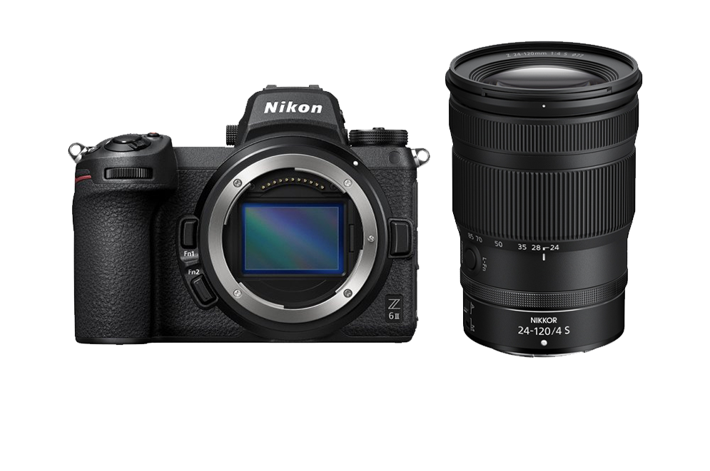 Offizielle Produktabbildung eines Nikon Z6II Kits mit NIKKOR Z 24-120