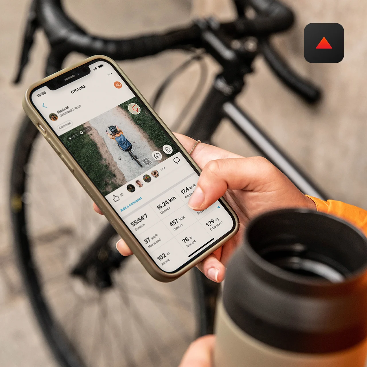 Suunto App mit Radtraining, Routendaten und Aktivitätsauswertung