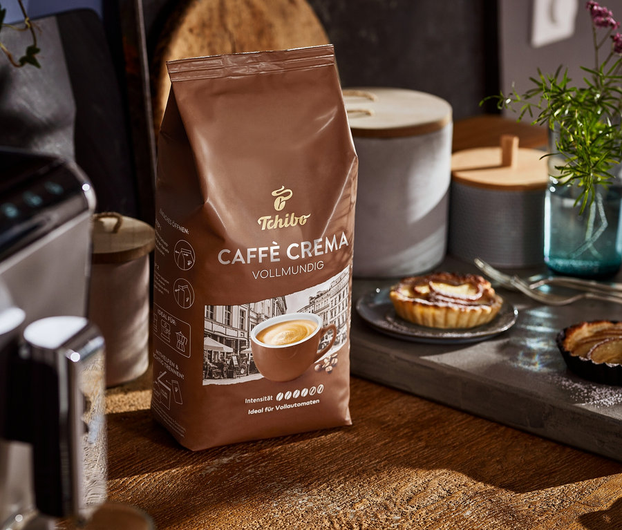 Tchibo Caffè Crema Vollmundig 咖啡豆产品图