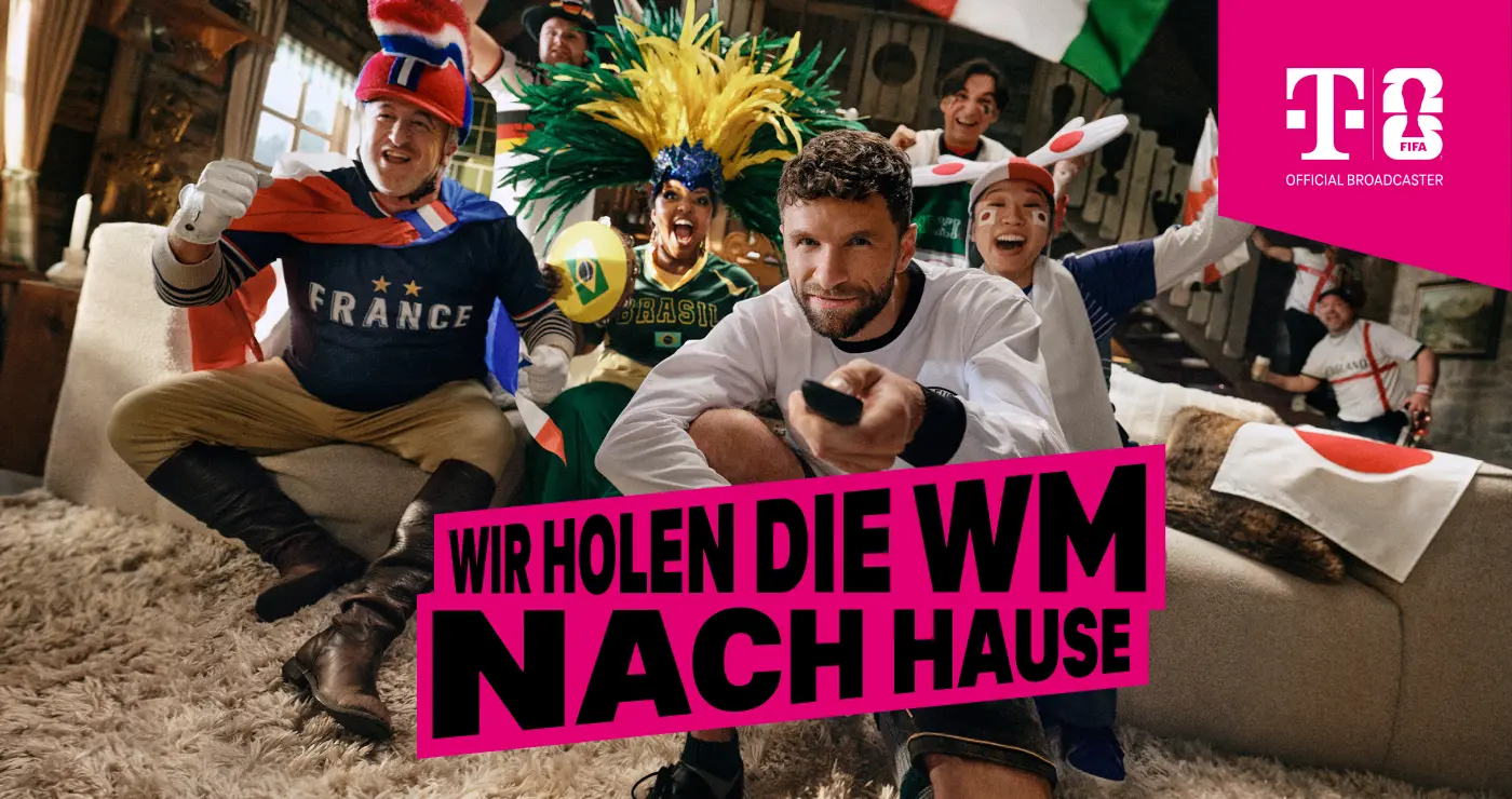 Telekom MagentaTV FIFA WM 2026 Visual