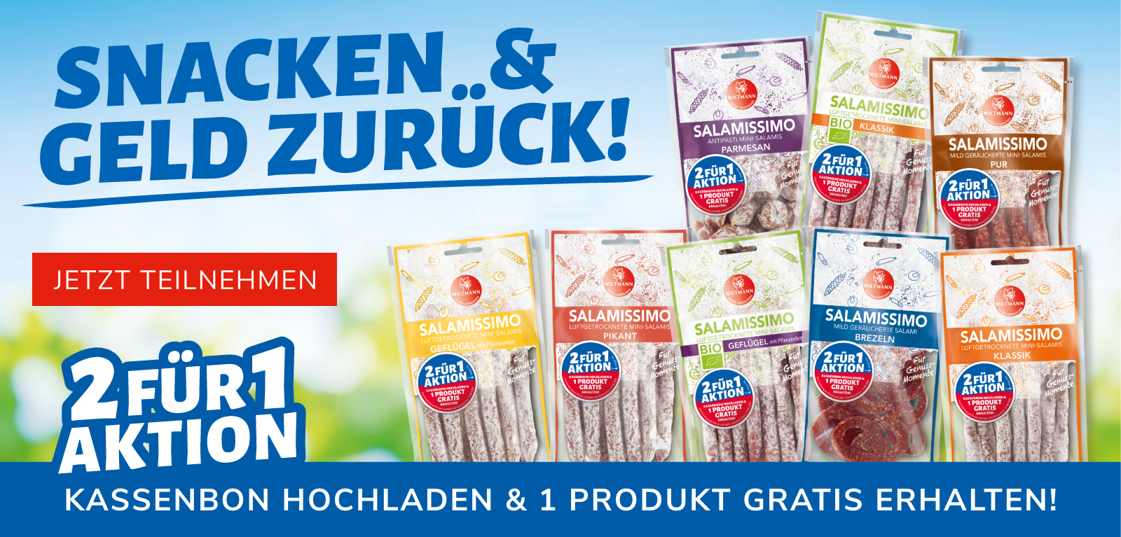 Offizielles Wiltmann Salamissimo Cashback-Aktionsbild