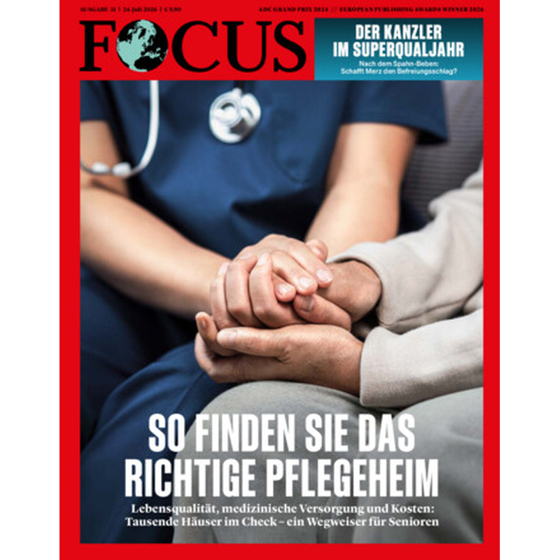 Offizielles Magazincover zum FOCUS-Jahresabo bei Zeitschriftendeals