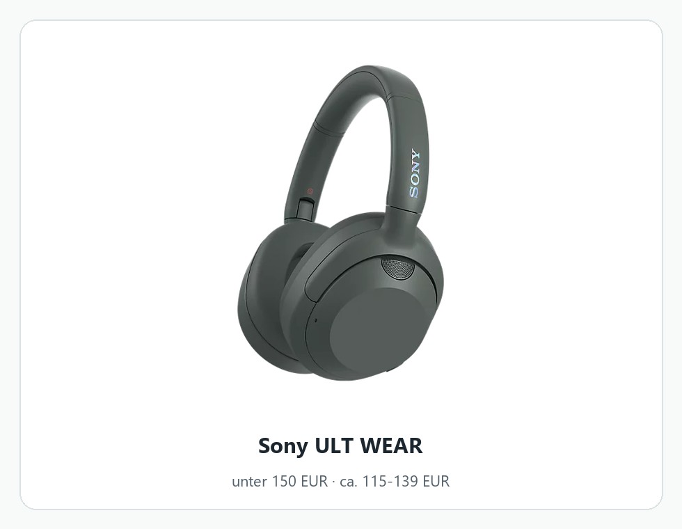 Sony ULT WEAR 头戴降噪耳机