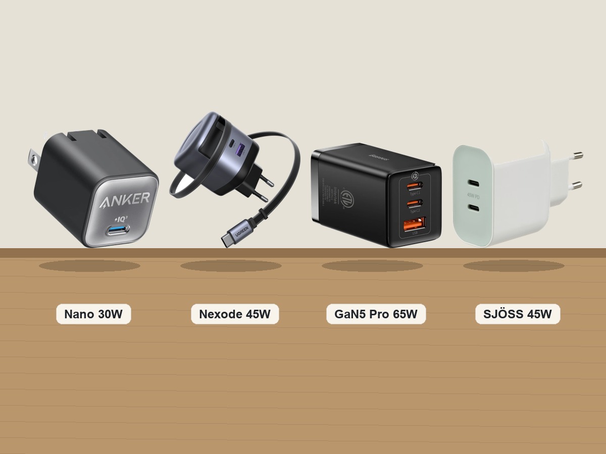 Günstige USB-C-Ladegeräte in Deutschland: Anker, UGREEN, Baseus und IKEA im Vergleich
