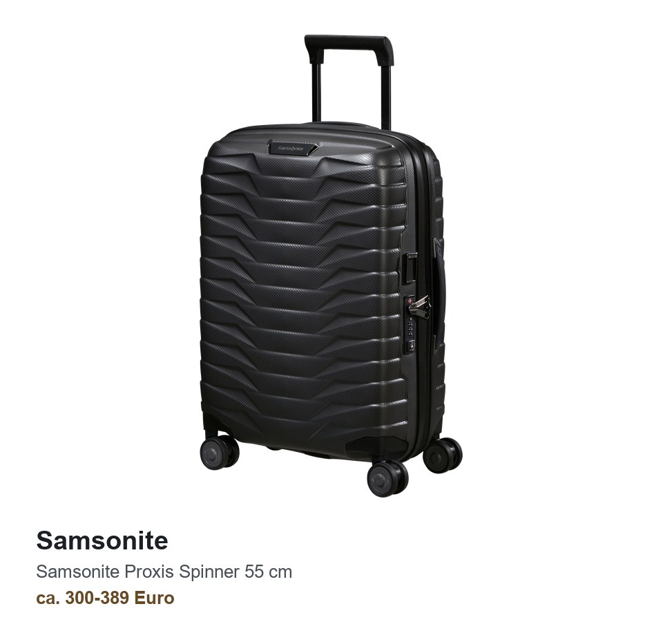Samsonite Proxis Spinner 55 cm Kabinentrolley