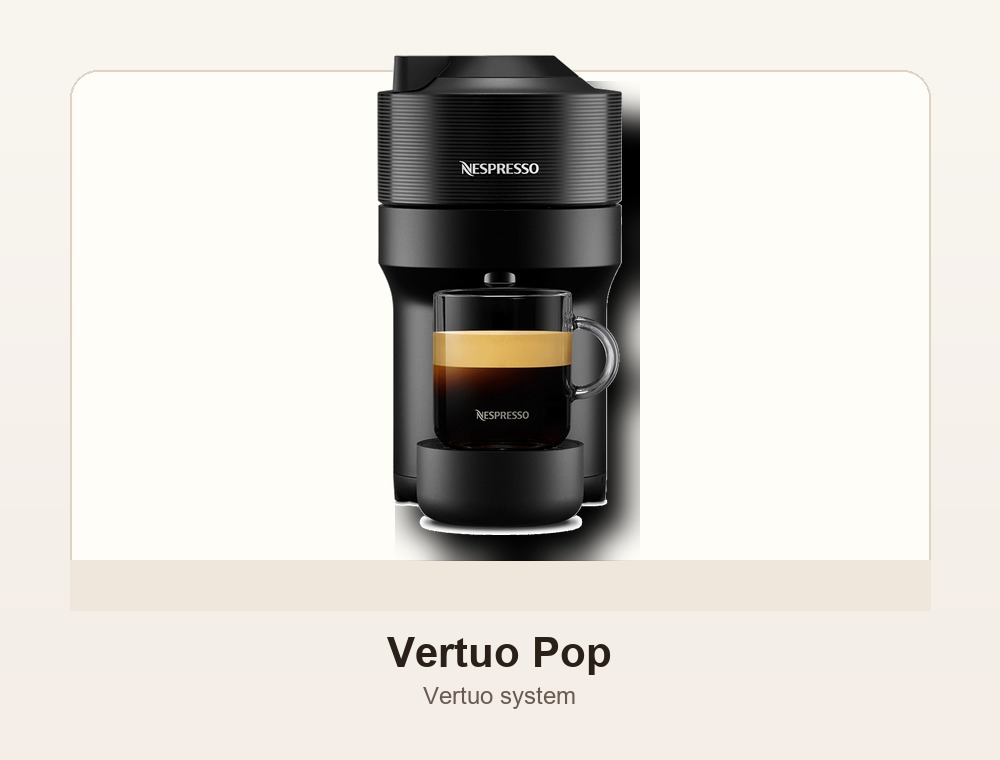Nespresso Vertuo Pop 黑色 Vertuo 胶囊咖啡机产品图