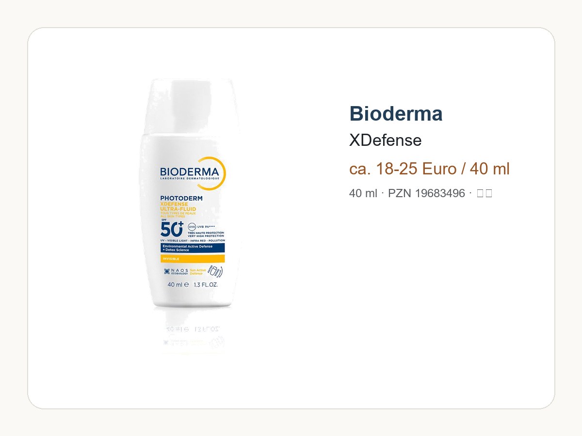 Bioderma Photoderm XDefense Ultra-Fluid LSF50+ ungetönt Produktbild
